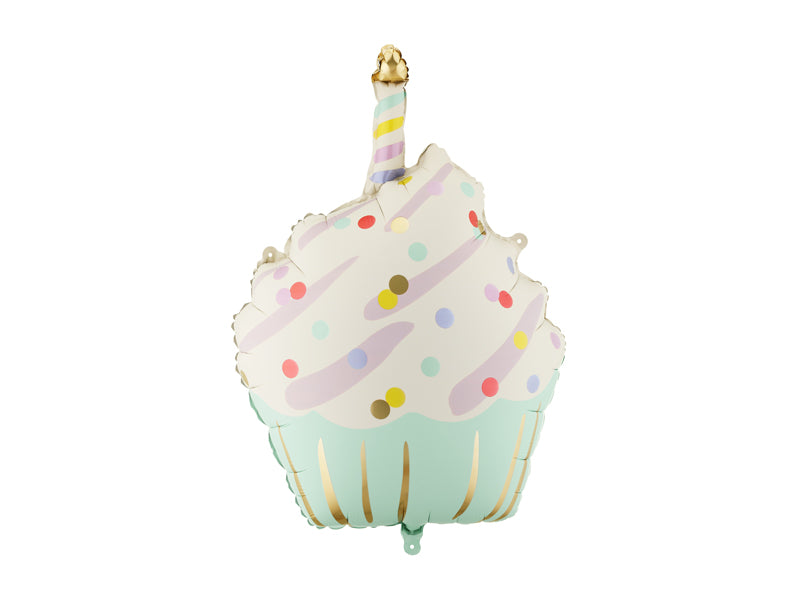 Folijski balon Cupcake, 48x68 cm, mix