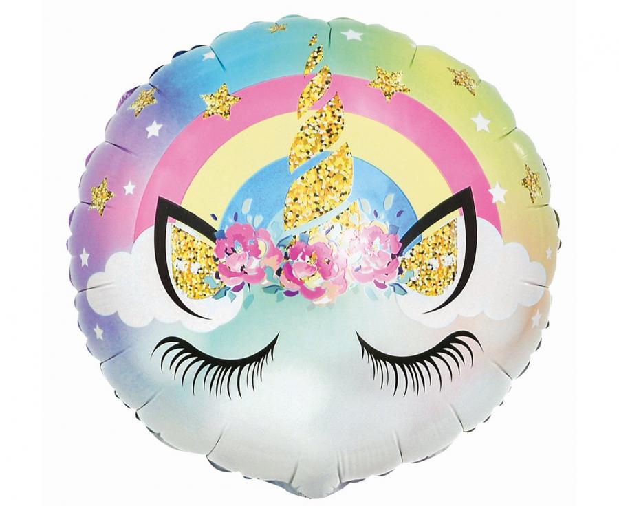 Folija balon pastel jednorog 18"