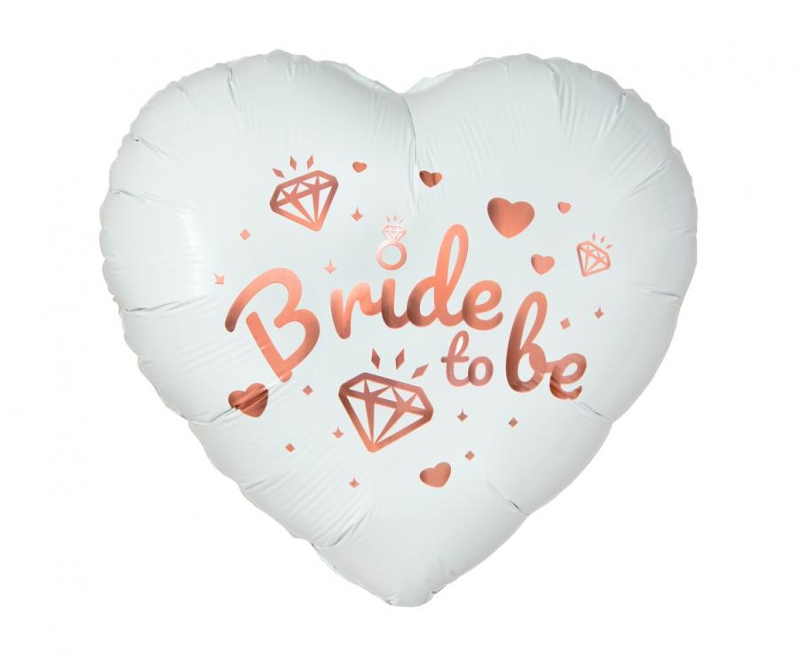 Folijski balon Bride To Be (bijele), 18" - 46cm KK