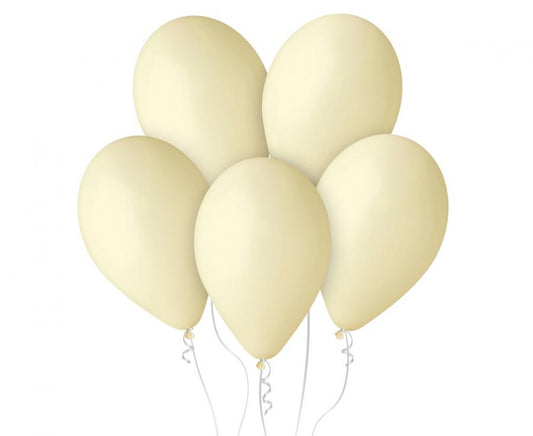 Baloni Gemar 13" – 33 cm, pastel butter yellow