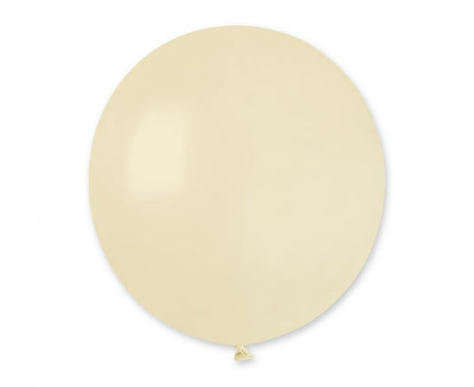 Baloni Gemar 19" – 48 cm, pastel ivory