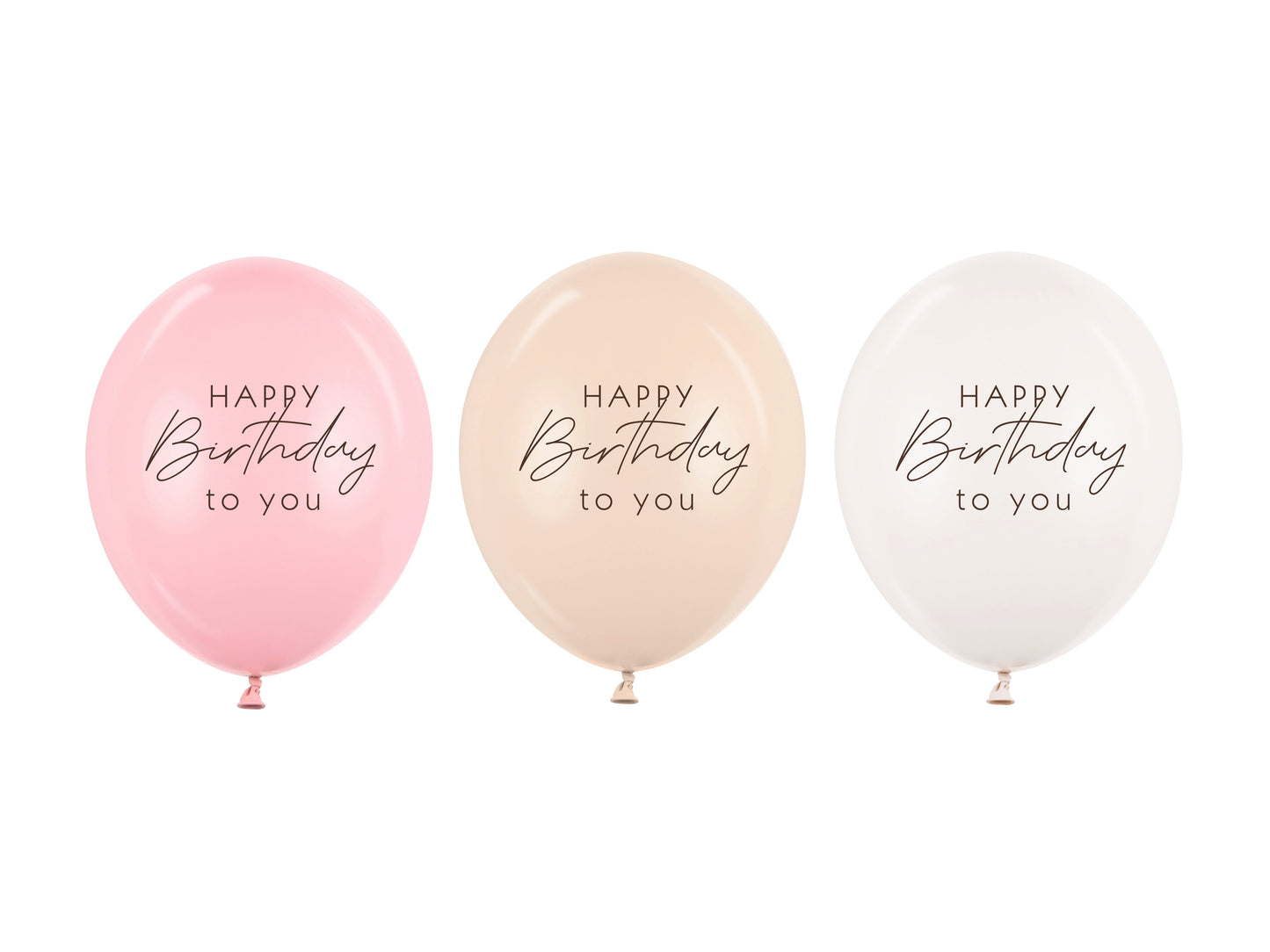 Baloni 30 cm Happy Birthday kom