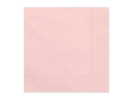 Papirnate salvete svijetlo roza 33x33 cm 20 kom